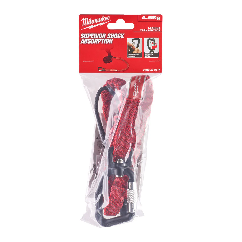 Milwaukee 4.5 kg Locking Tool Lanyard 4932471351- 1pc - Image 4