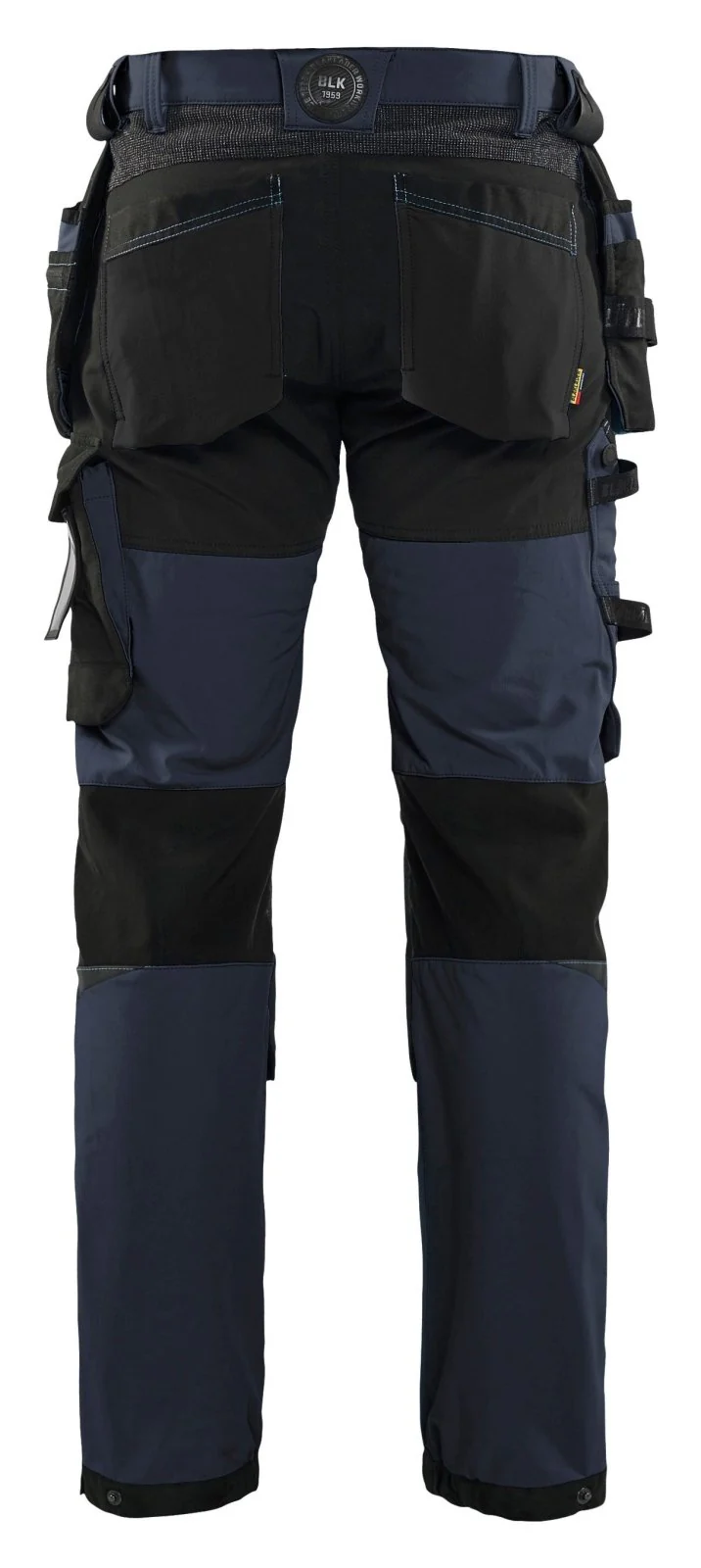 Blaklader Dark Navy/Black Craftsman Trousers 4-way Stretch - Image 2