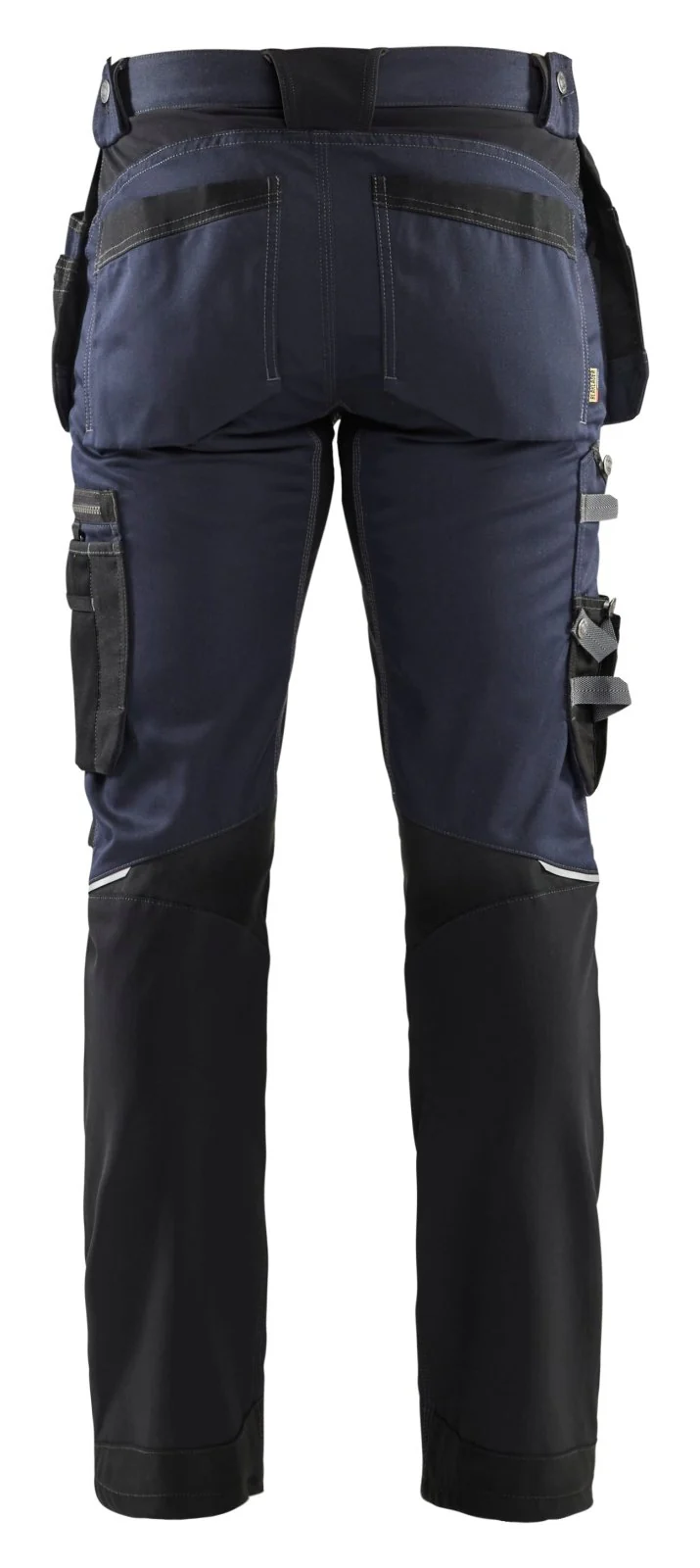 Blaklader Dark Navy/Black Craftsman Trousers With Stretch 1750 - Image 2