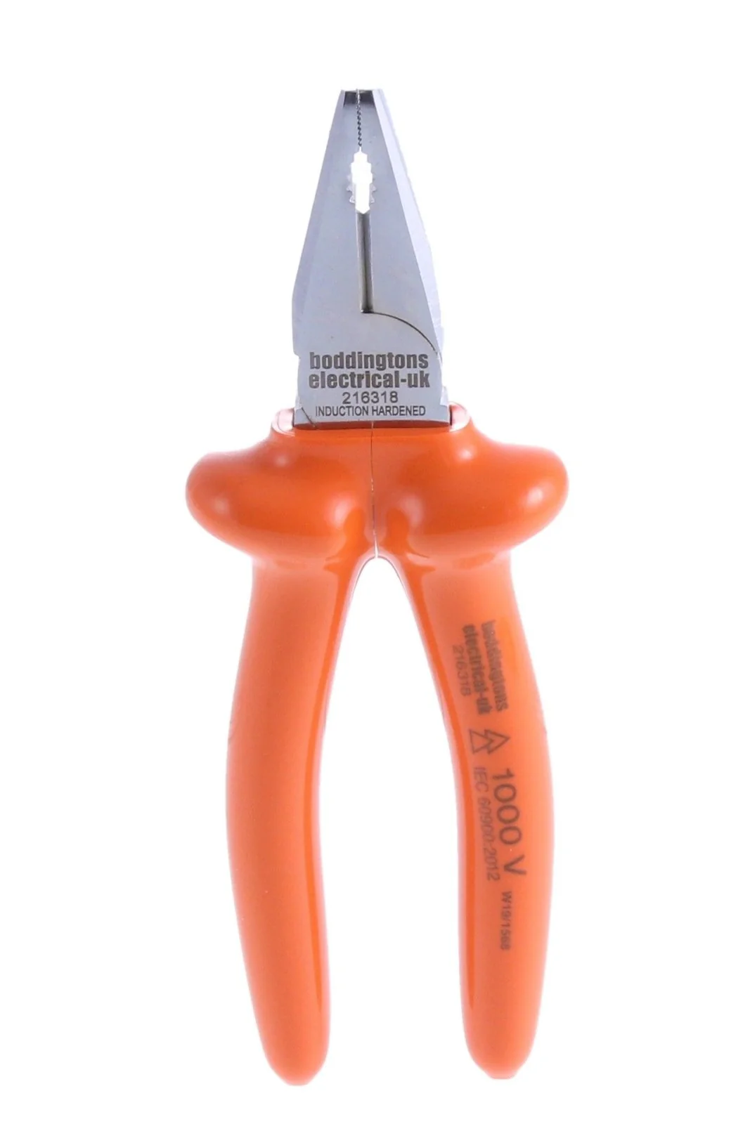 Boddingtons Electrical Insulated Combination Pliers, 180 mm Length, Cutting Rates ⌀ 12mm Soft Wire 216318