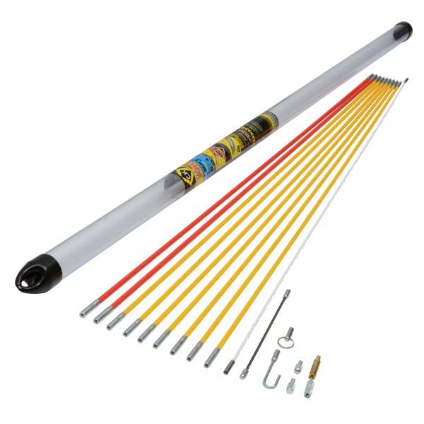 C.K Tools MightyRods PRO Cable Rod Standard Set 10m - T5421