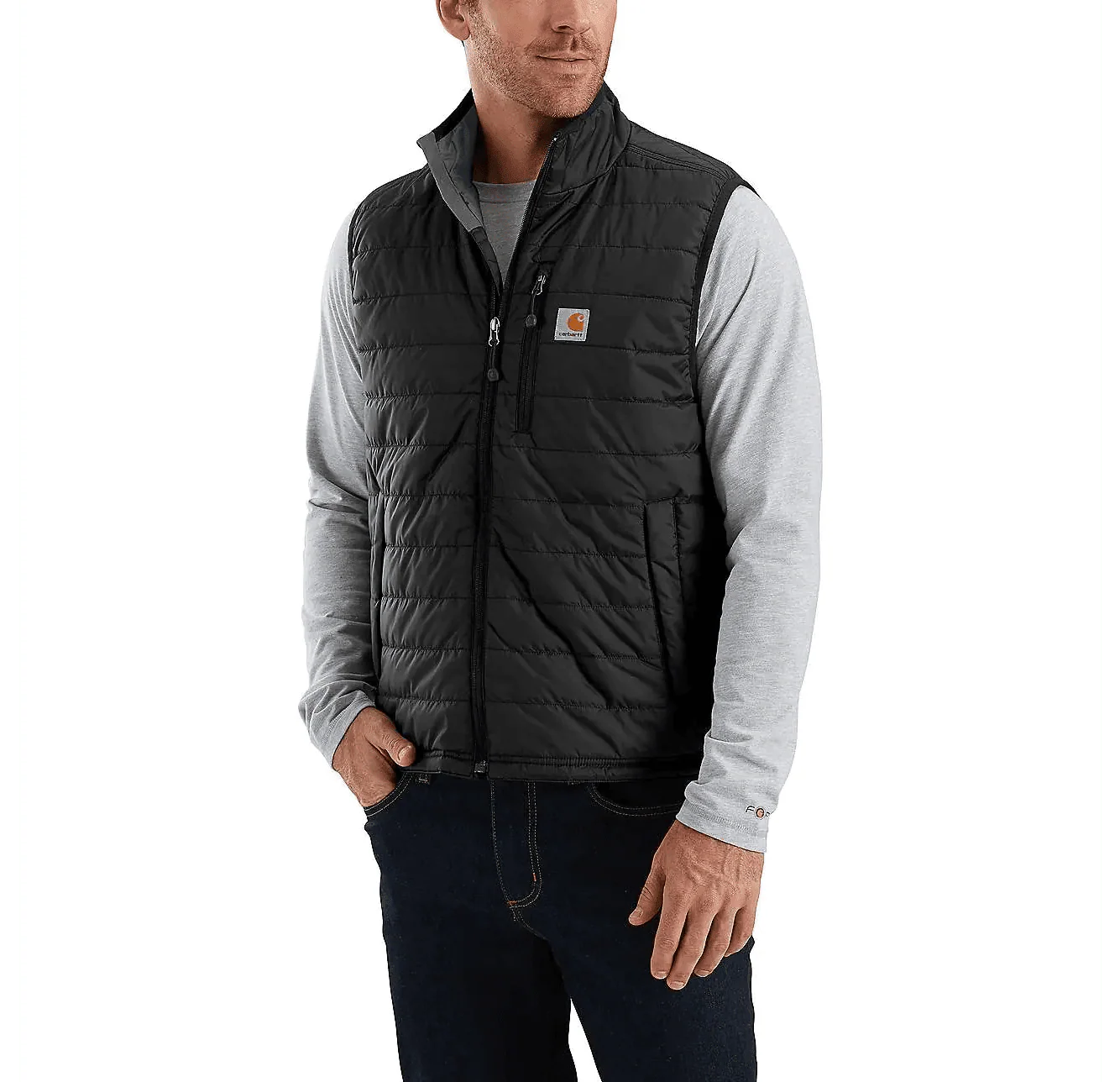 Carhartt Rain Defender Relaxed Fit Lightweight Insulated Vest Black