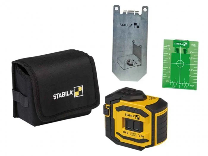 Cross line plumb laser LAX 300 G, Set 4 pieces