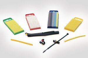 HellermannTyton WIC1 Cable Markers, assorted colours, Pre-printed "0 → 9", 2 → 2.8mm Cable - Image 6