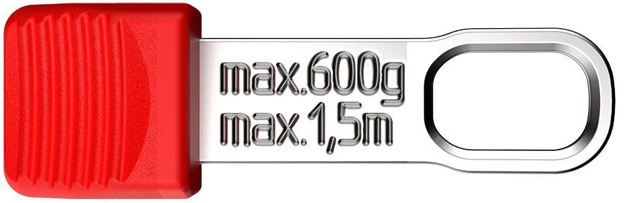 KNIPEX 00 62 10 TR TetheredTool Clips red (10 pieces)-30 mm