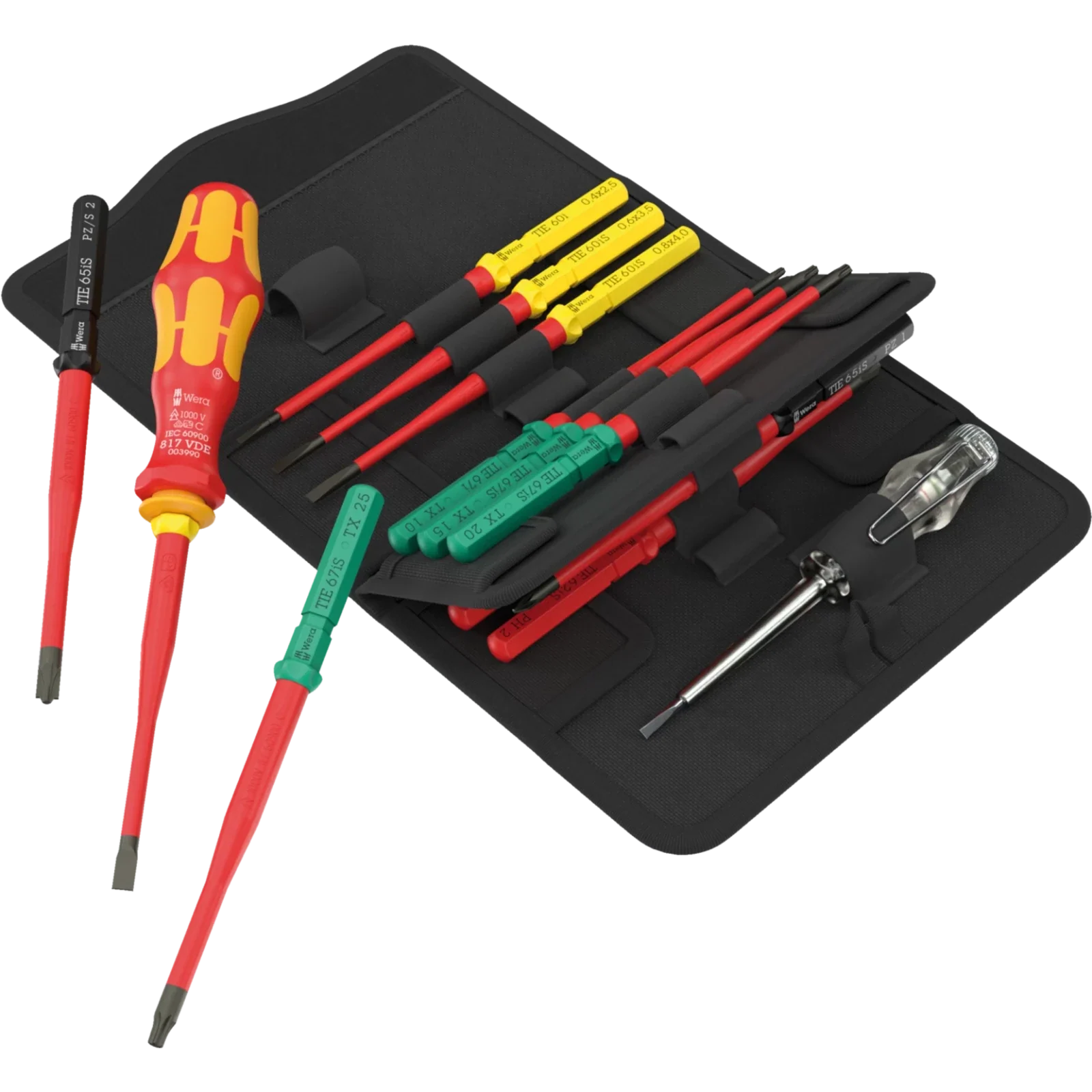 Wera Tools Kraftform Kompakt VDE 16 Tie Extra Slim 1