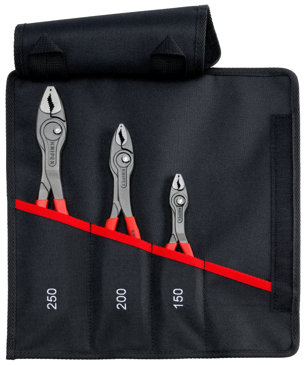 KNIPEX 00 19 61 V01 TwinGrip Slip Joint Pliers 3 Piece Set