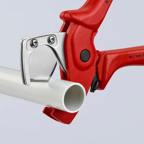 KNIPEX - 90 20 185 - 7 1/4" PlastiCut® Flexible Hose and PVC Cutter - Image 2