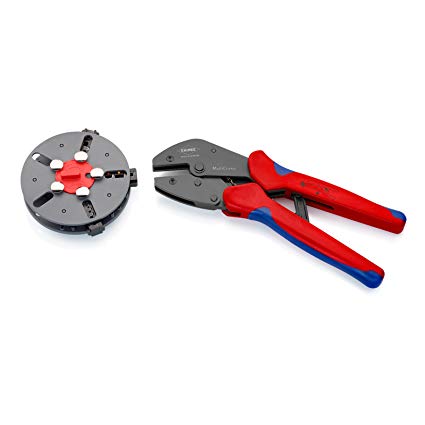 KNIPEX 97 33 01 Multicrimp® Pliers Set – 3 Quick Change Cartridges