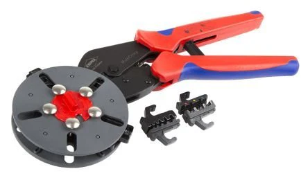 KNIPEX 97 33 01 Multicrimp® Pliers Set – 3 Quick Change Cartridges - Image 2