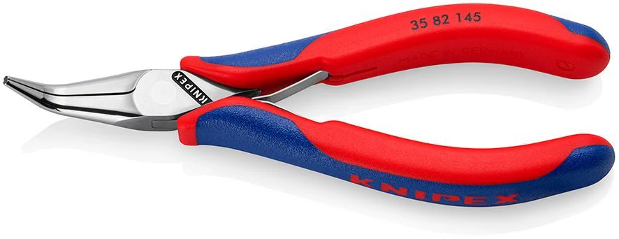 KNIPEX Electronics Pliers with multi-component grips mirror polished 145 mm 35 82 145 SB