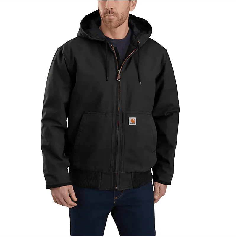 Carhartt Loose Fit Washed Duck Insulated Active Jacket - 3 Warmest Rating - Image 5