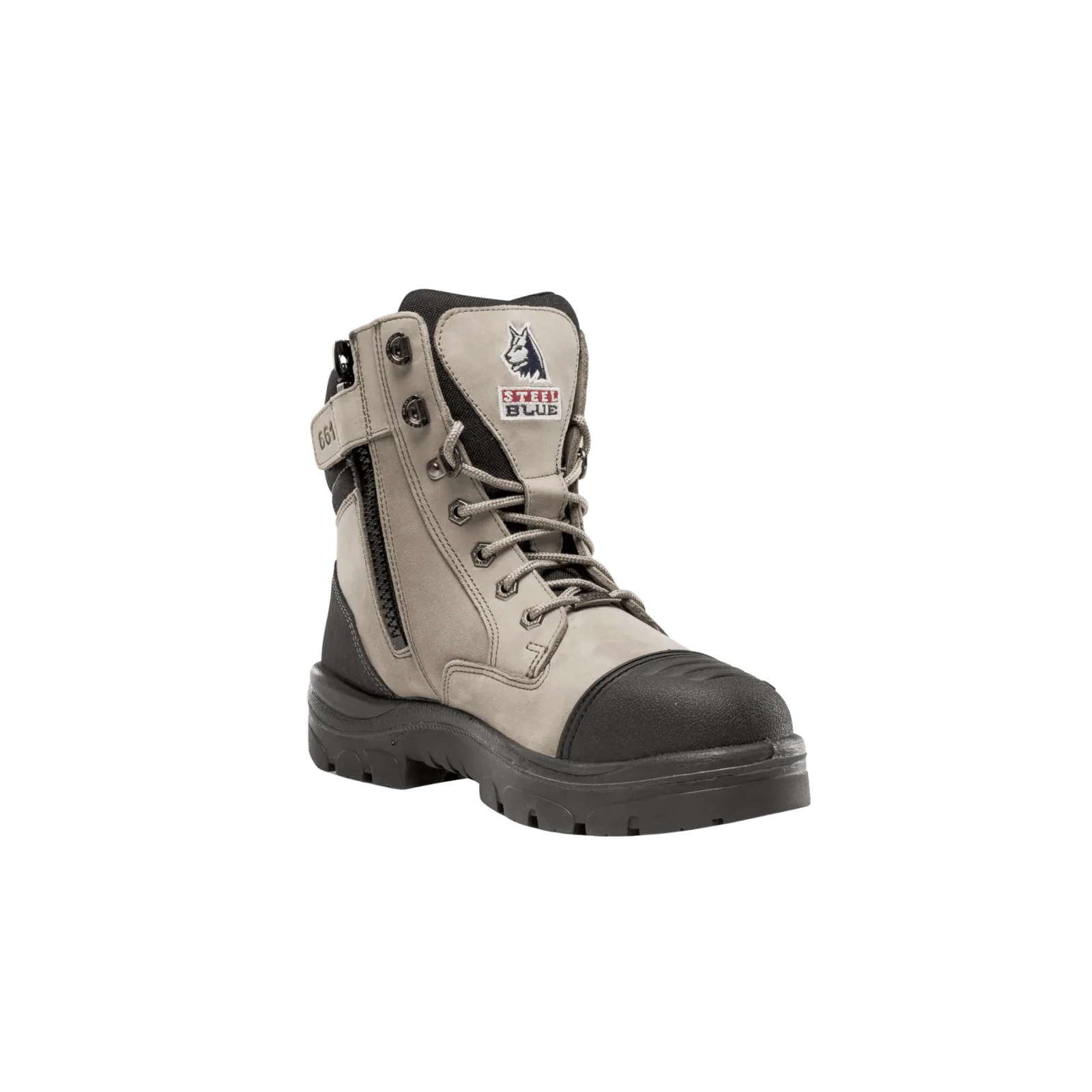 Steel Blue Southern Cross Zip Safety Boots Scuff Cap - Image 17