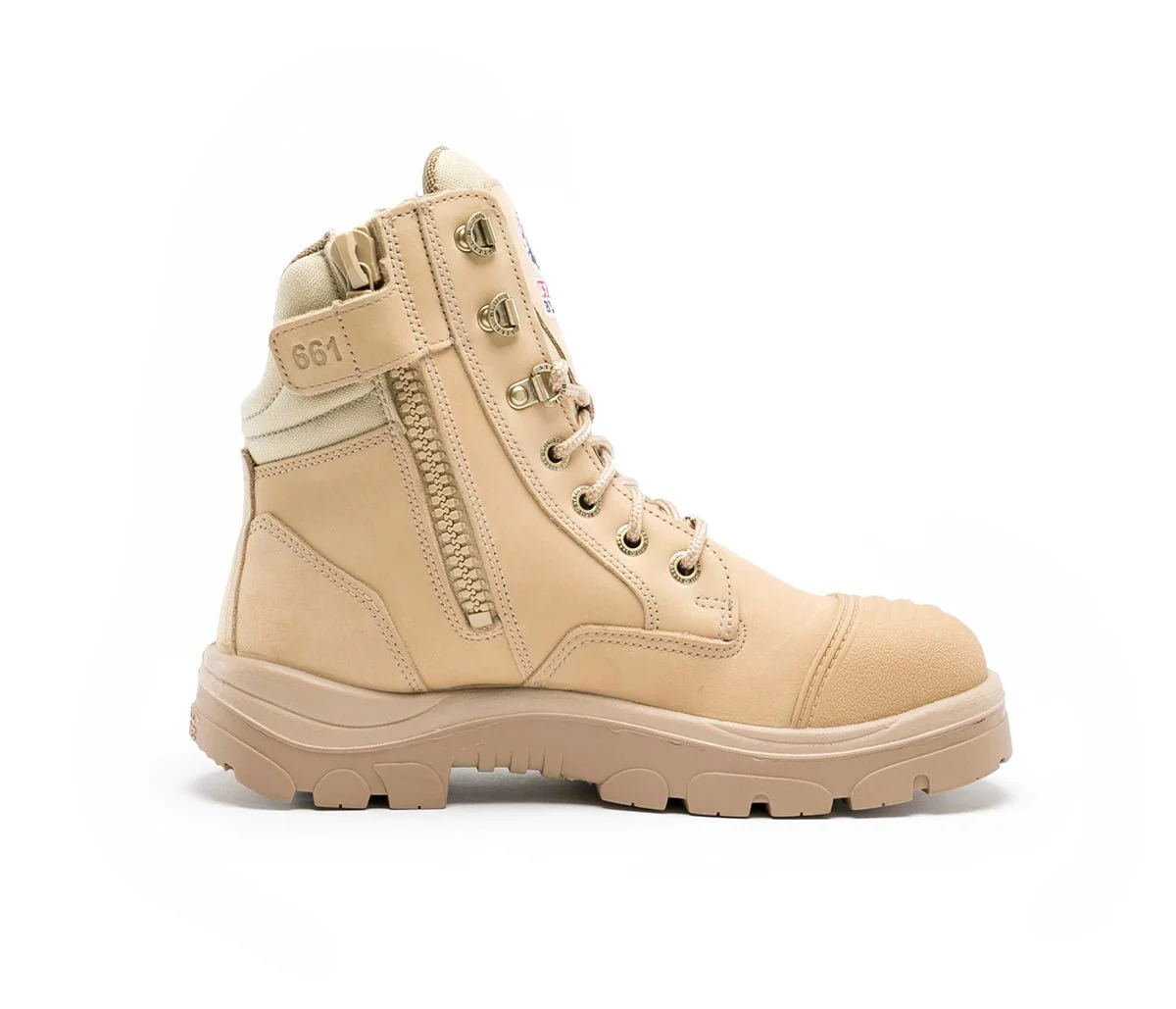 Steel Blue Southern Cross Zip Safety Boots Scuff Cap - Image 8