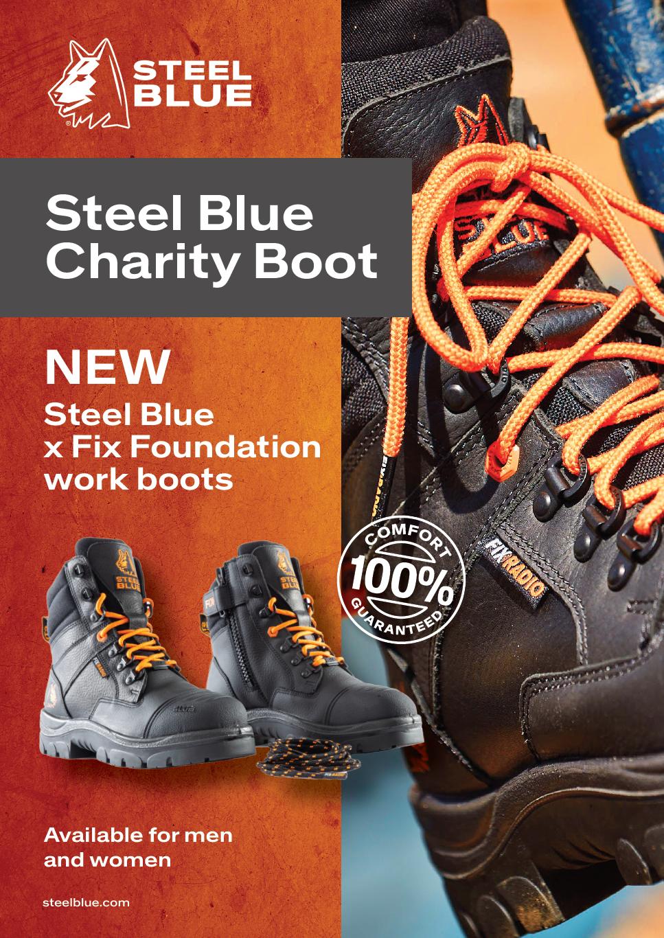 Steel Blue Southern Cross Zip Safety Boots Scuff Cap WOMENS - Image 19