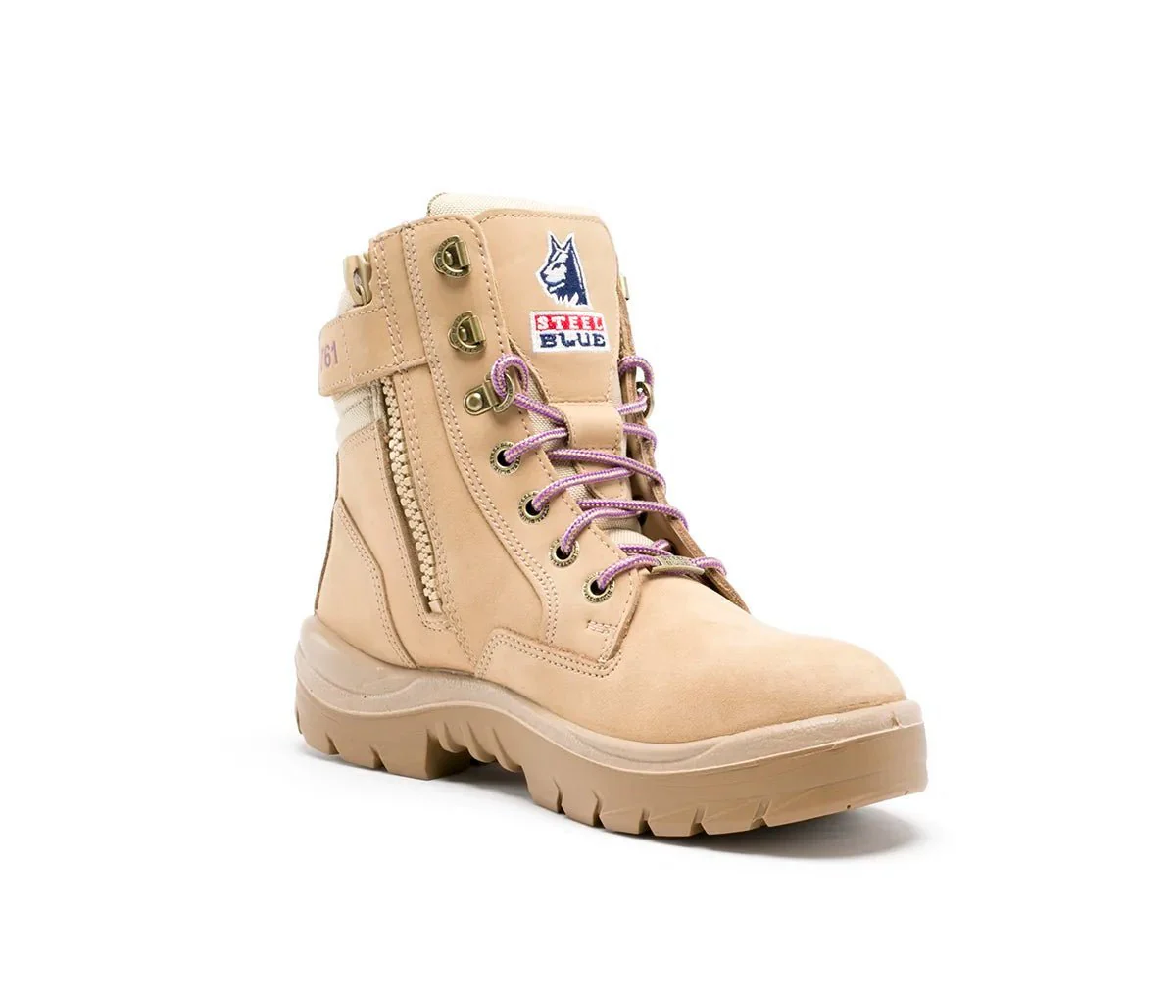 Steel Blue Southern Cross Zip Safety Boots Scuff Cap WOMENS - Image 3