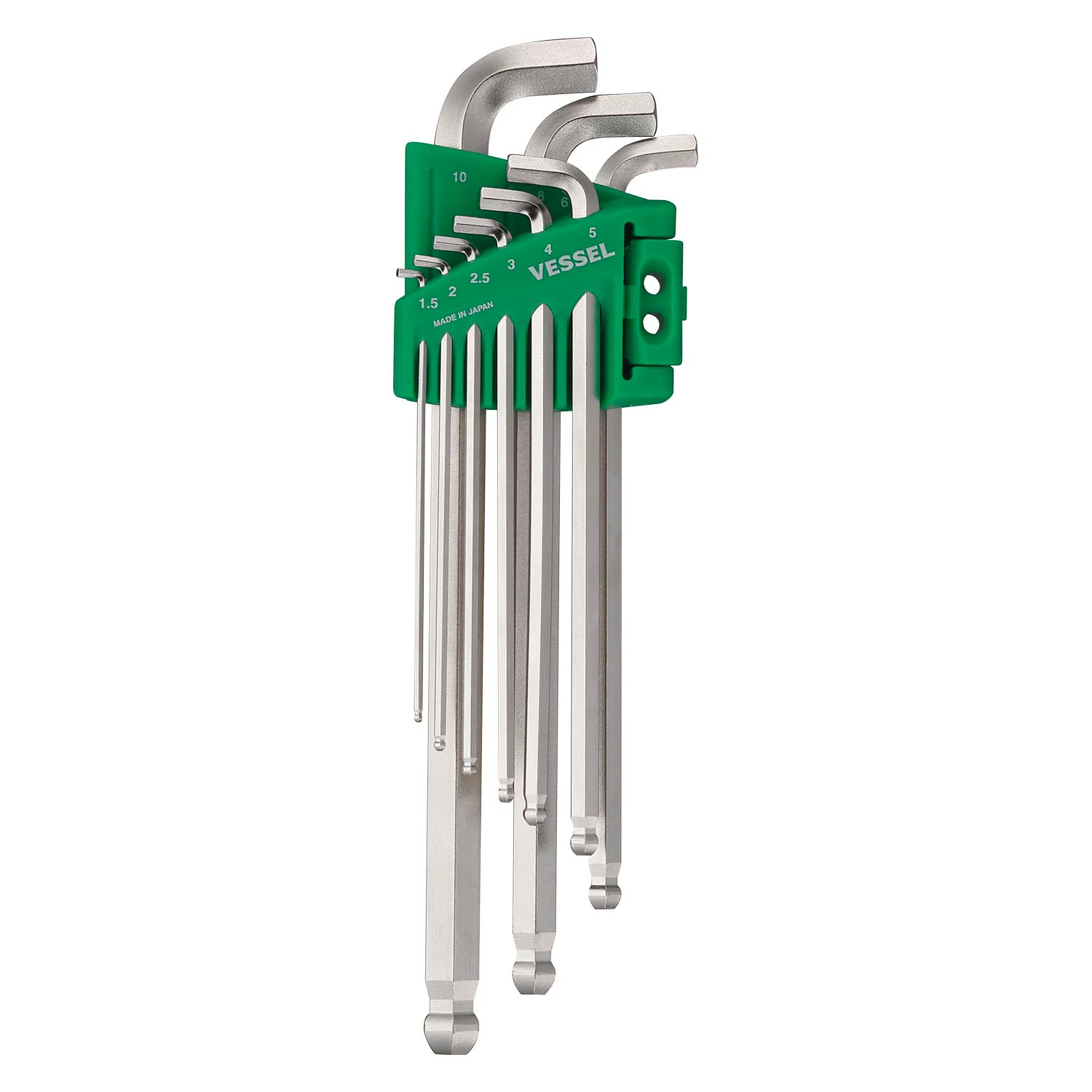 Vessel Ball Point Wrench Stubby (Long) 9-pc set No.8209BP-L (9-pc set) - Image 2