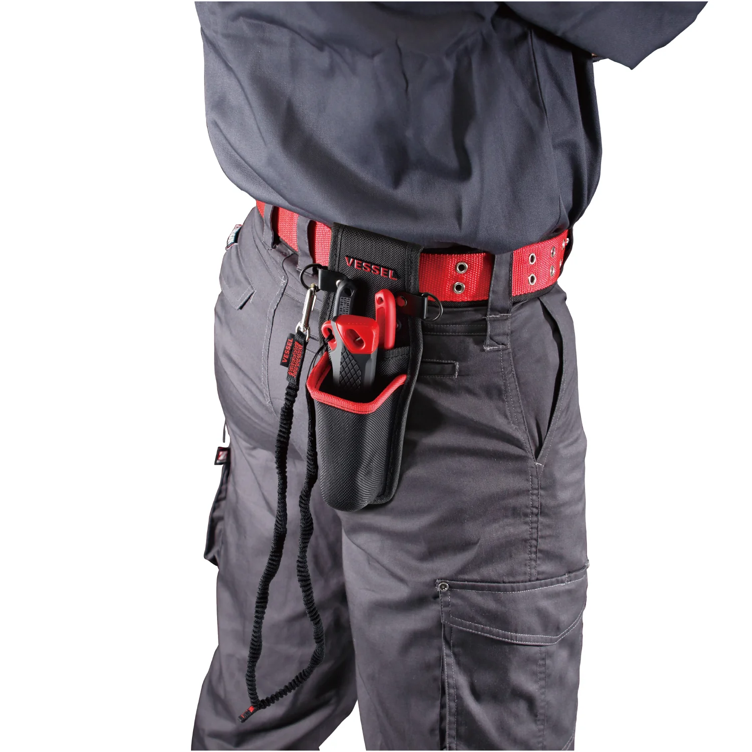 Vessel Holster for Adjustable Electrician Knife & Wire Stripper No.TPK-20 - Image 3