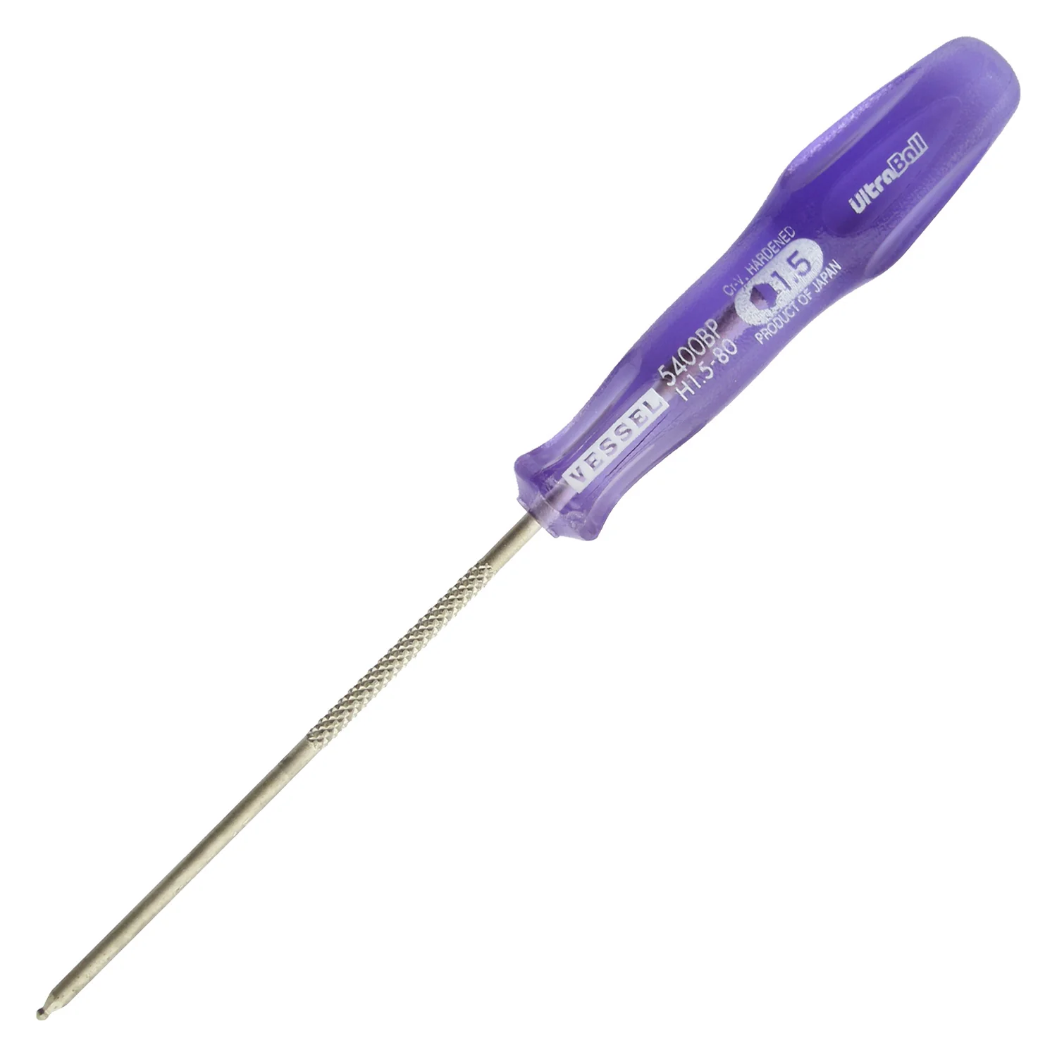Vessel Power Grip UltraBall Screwdriver No. 5400BP H2-80