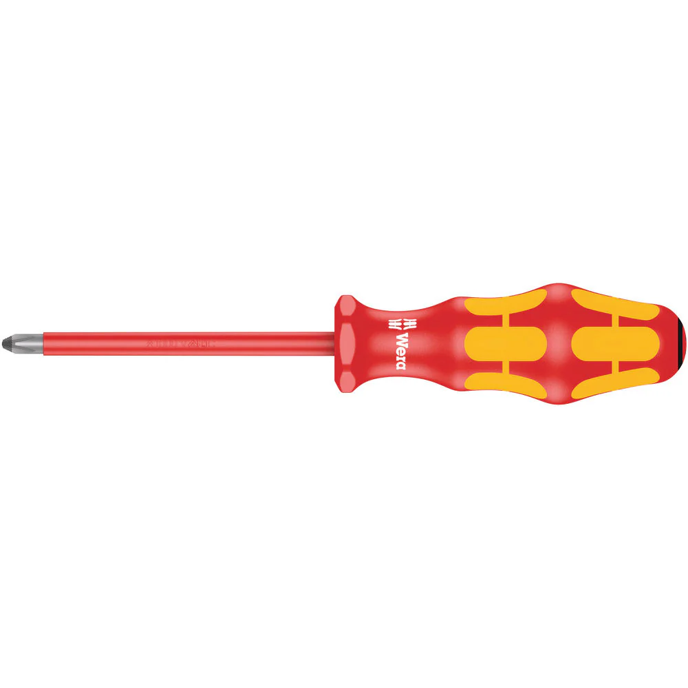 Wera Tools 05006164001 Kraftfom Plus 165 i PZ VDE Screwdriver Pozidriv PZ2 x 100mm