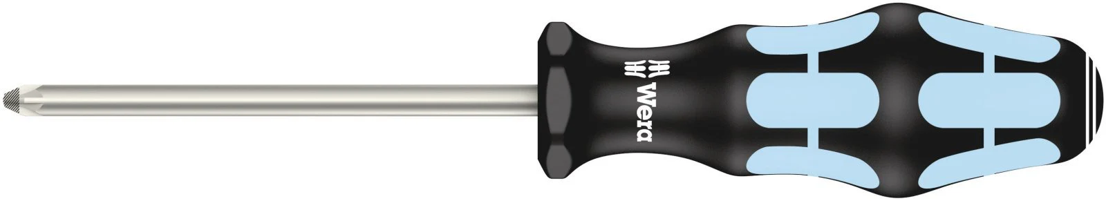 Wera Tools 05032032001 3355 PZ Screwdriver for Pozidriv screws, stainless, PZ 2 x 100 mm