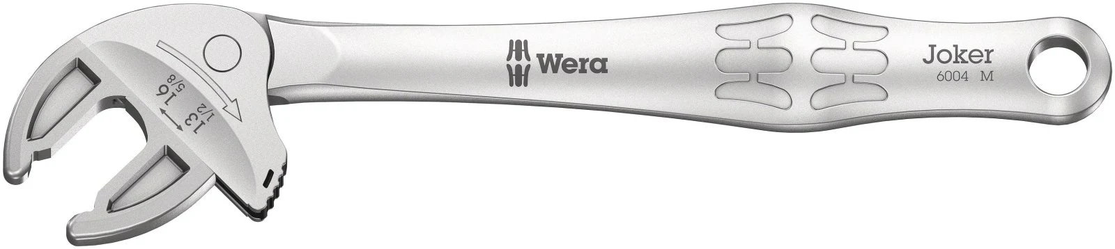 Wera Tools 05020103001 6004 Joker M self-setting spanner, 13-16 x 1/2-5/8" x 188 mm
