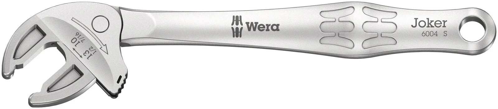 Wera Tools 05020100001 6004 Joker S self-setting spanner, 10-13 x 7/16-1/2" x 154 mm