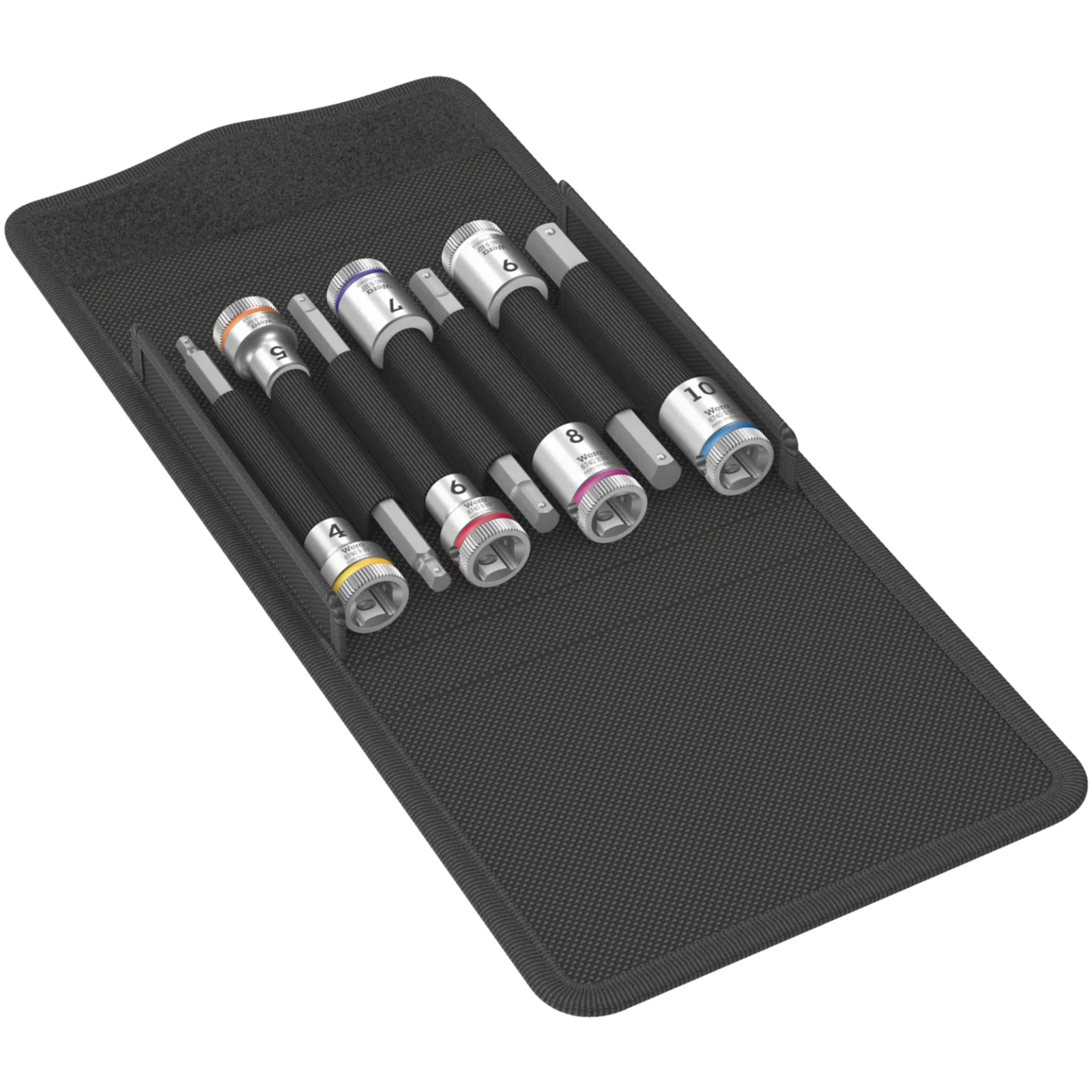 Wera 8740 B Hf 1 Zyklop In-Hex Bit-Socket Set 3/8"/107Mm 7Pc