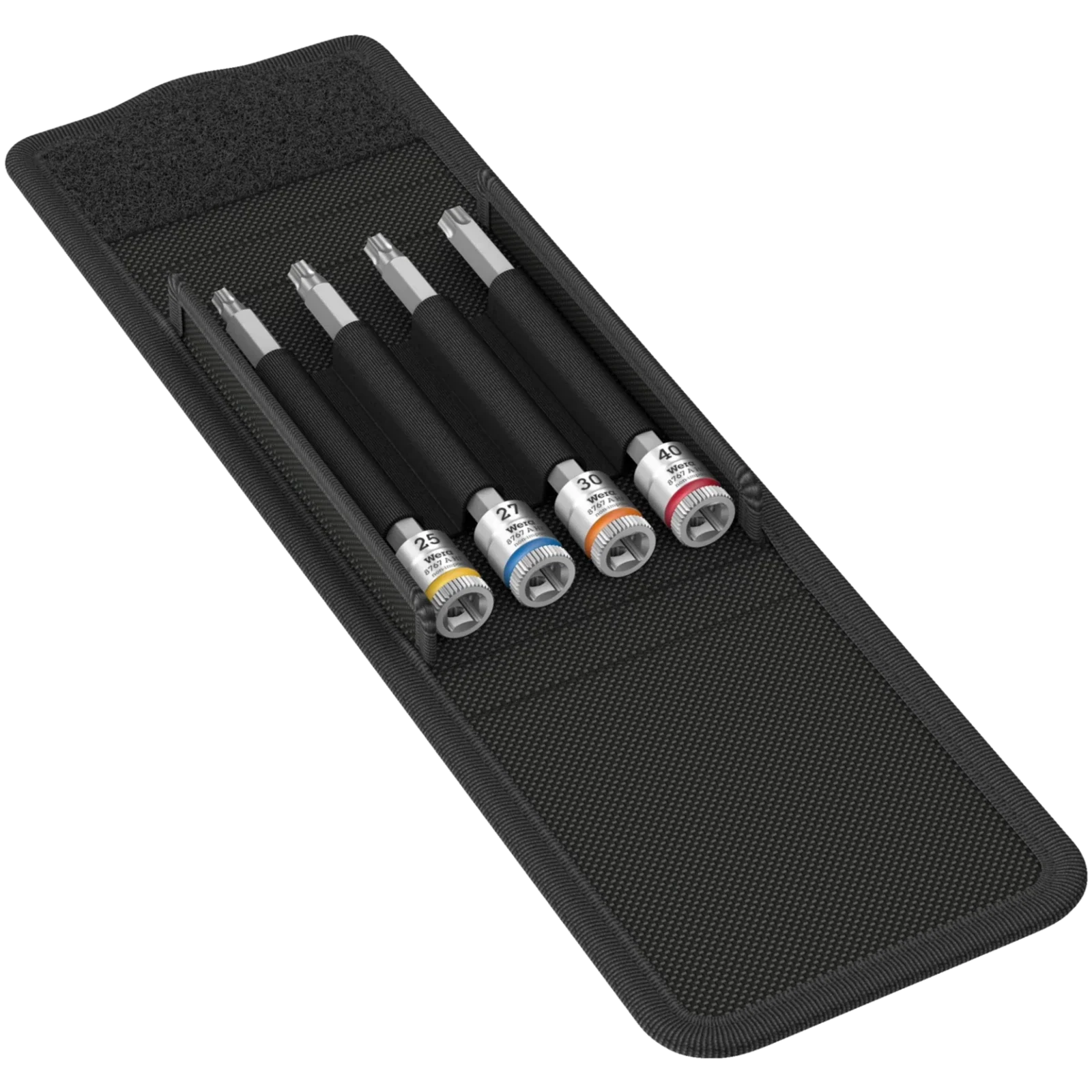 Wera 8767 A Hf/1 Tx Socket Set 1/4"/100Mm Metric Zyklop 4Pc