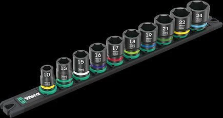Wera Tools 05005451001 9607 Magnetic rail B Impaktor 1, 10 pieces