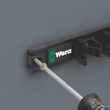 Wera Tools 05136414001 9611 Magnetic rail for up to 9 Kraftform screwdrivers, empty