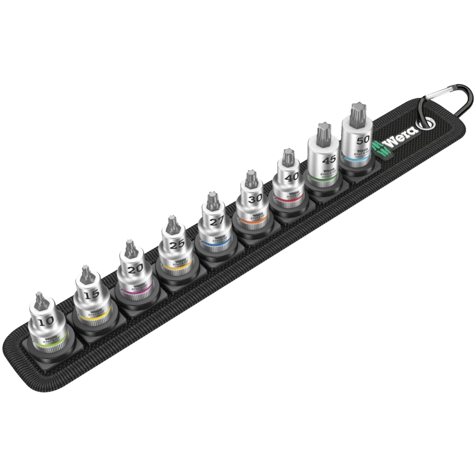 Wera Belt B 3 Torx® Hf Bit-Socket Set 3/8" Metric Zyklop 9Pc