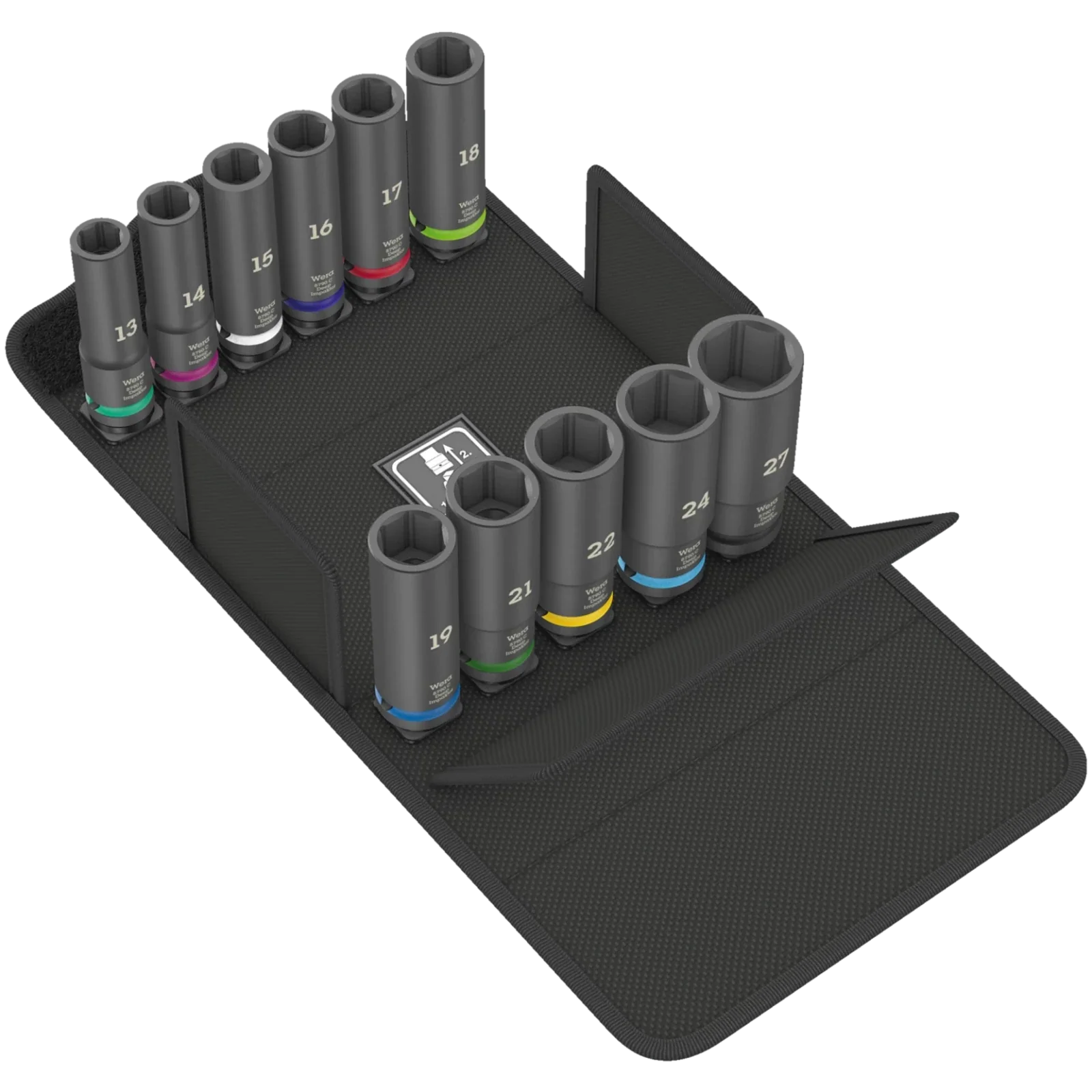 Wera Impaktor Deep Set 1 - 1/2" 9Pc