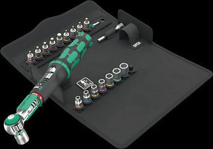 Wera Tools 05136073001 Safe-Torque A 1 SHK Set 1, 1/4" square head, 2-12 Nm, 20 pieces